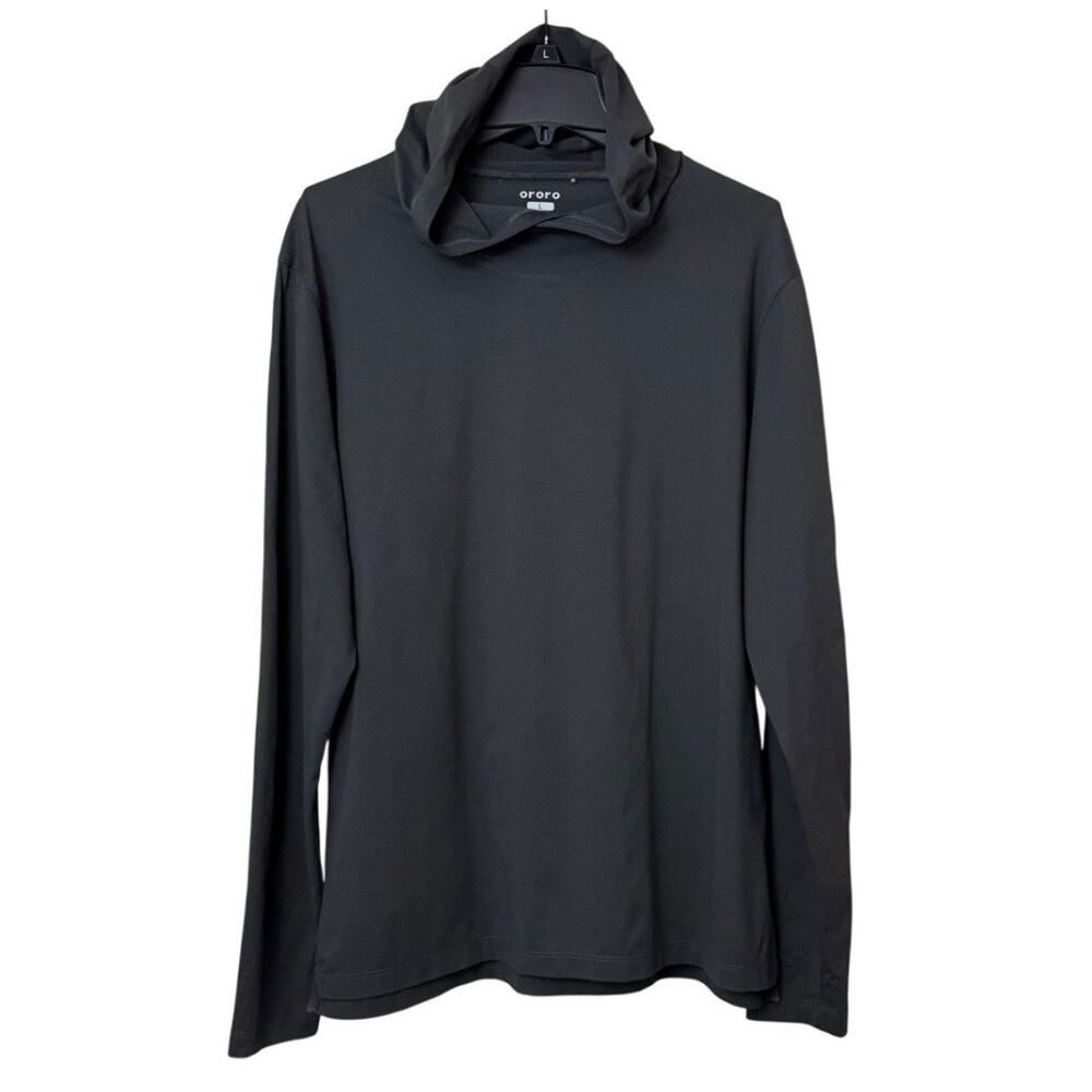 Ororo Hoodie Mens Large Gray Pullover Quick Dry Unisex Athleisure